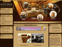 Tablet Screenshot of kitchencabinetsanddoors.com
